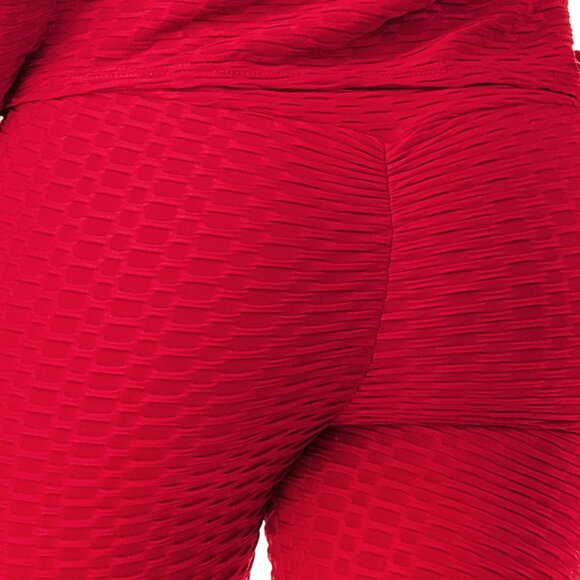 Red Women's Hooded Jumpsuit - Picture 5 of 5